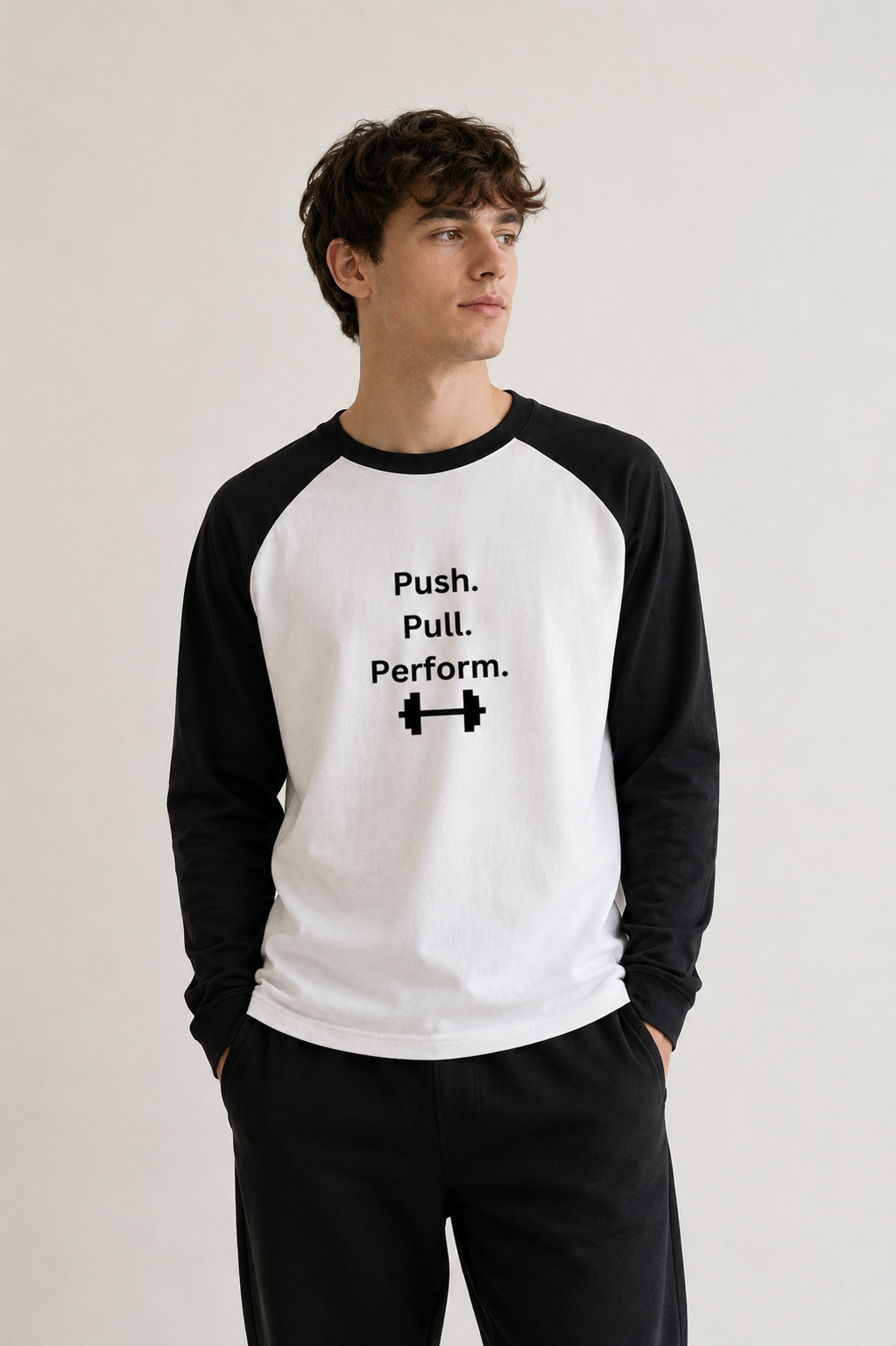 Push Pull Perform Raglan Tee