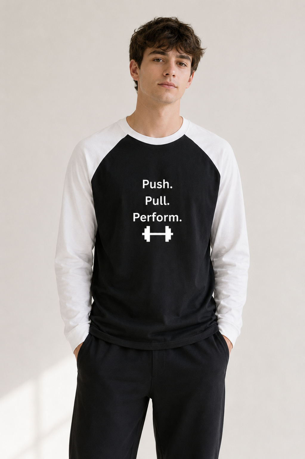 Push Pull Perform Raglan Tee