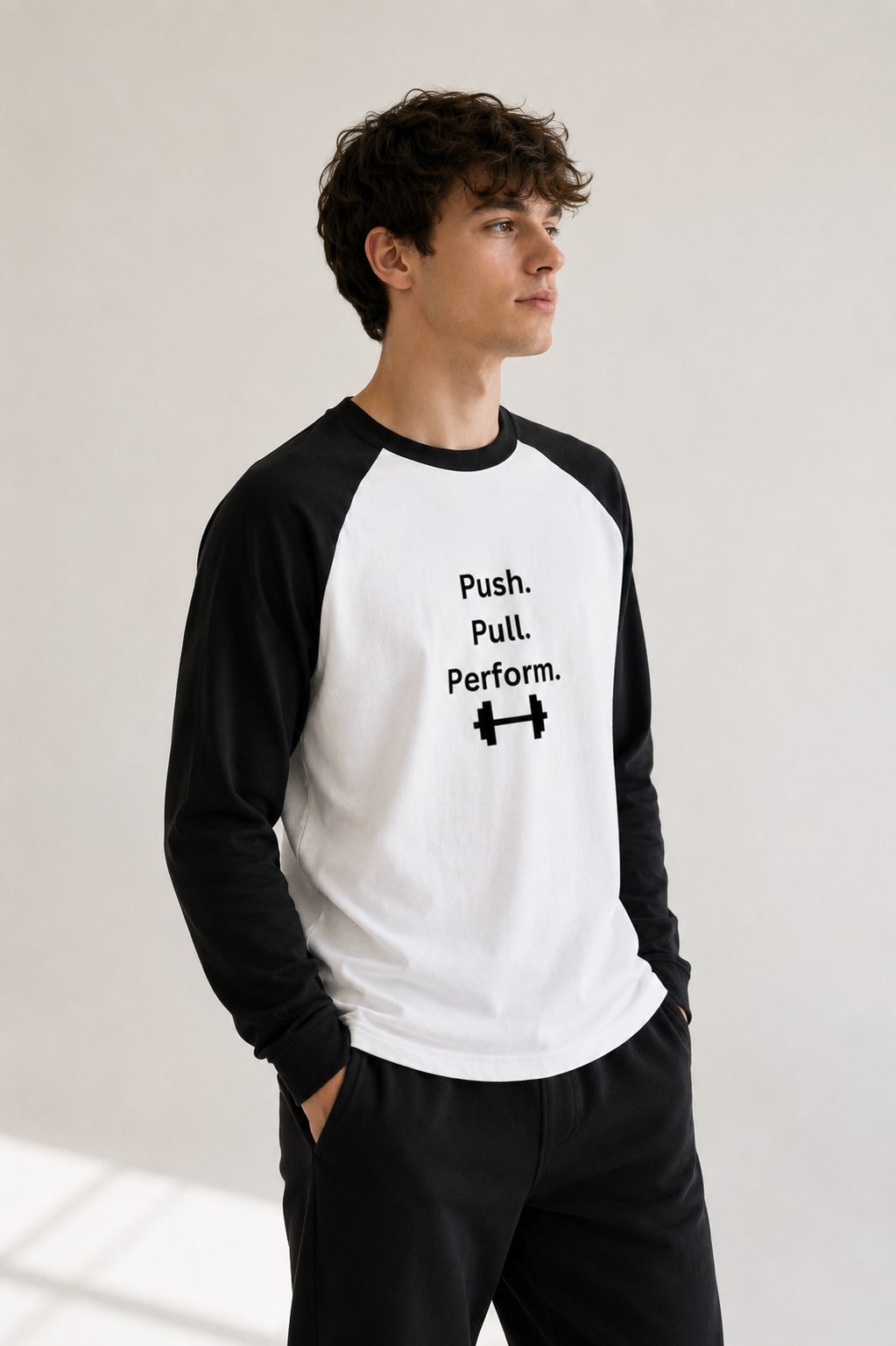 Push Pull Perform Raglan Tee