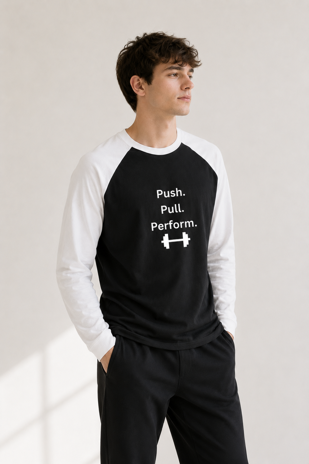 Push Pull Perform Raglan Tee