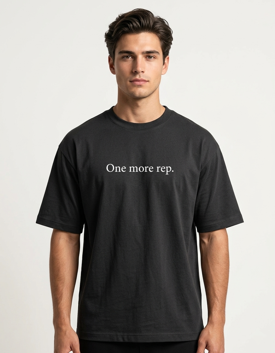 One More Rep Oversized Tee
